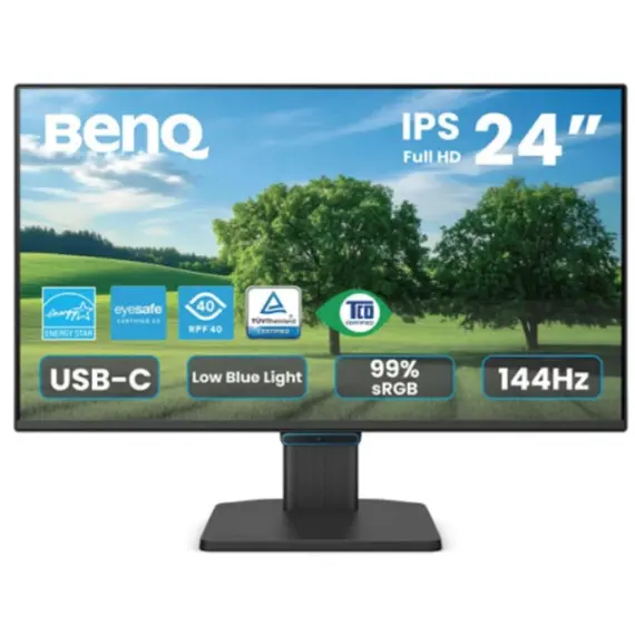BenQ GW2490C 23.8" FHD IPS 144Hz 5ms HDMI USB-C DP Black monitor
