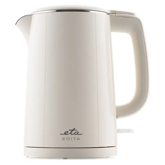 Electric Kettle ETA 859590010 Edita, 2200W, 1.5 L, Double Wall, Ivory (Beige)
