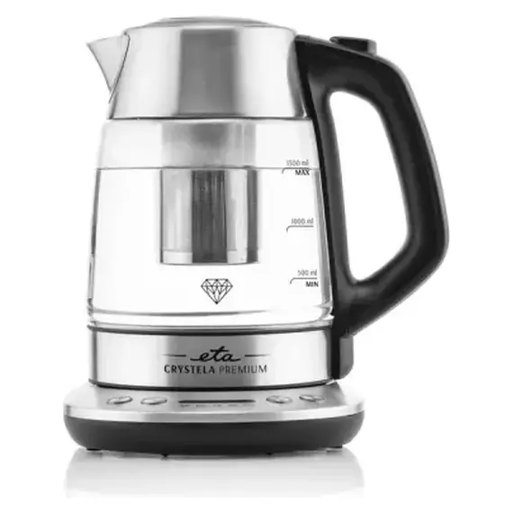 Electric Kettle ETA Crystela Premium 915390000, 2200W, 1.5L, Temperature Control