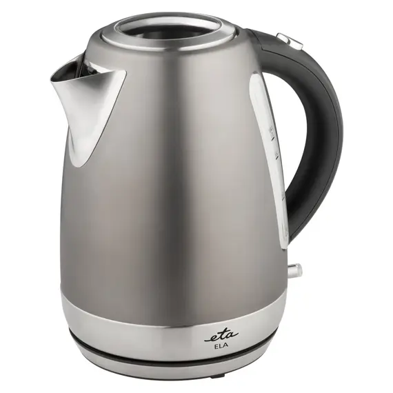 Electric Kettle ETA859890040 Ela, 1.7 L, 2100W, Stainless Steel, STRIX, Grey