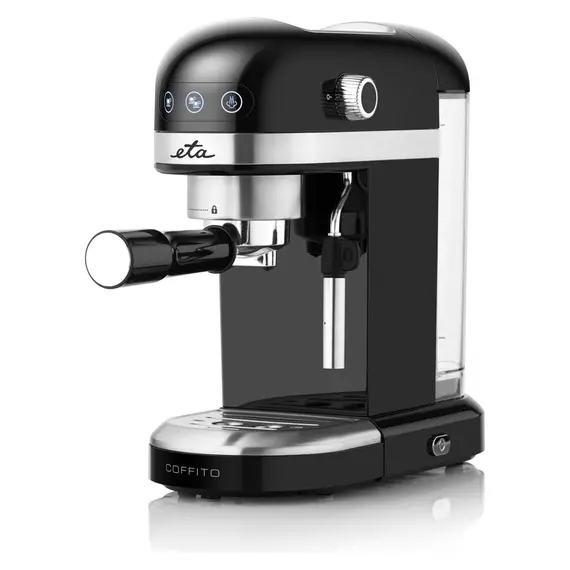 Espresso Coffee Machine ETA Coffito 017590000, 1465W, 20 bar, 1.4 L, Steam Wand, Black