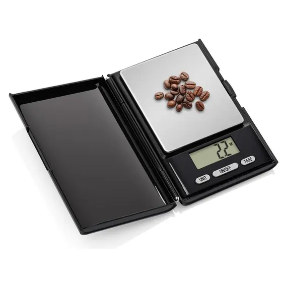 Digital Pocket Scale ETA 277090000 Pocky, up to 500 g, 0.1 g Accuracy, Black