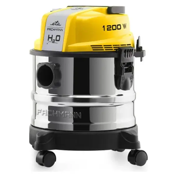 Vacuum Cleaner ETA 421190000 Fachmann, 1200W, 15L, Wet/Dry, Black/Yellow