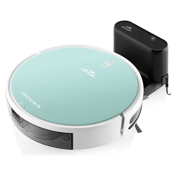 Robot Vacuum Cleaner ETA 124890020 Rover, Wi-Fi, with Mop, 110 min, Mint