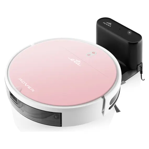 Robot Vacuum Cleaner ETA 124890030 Rover, Wi-Fi, with Mop, 110 min, Pink