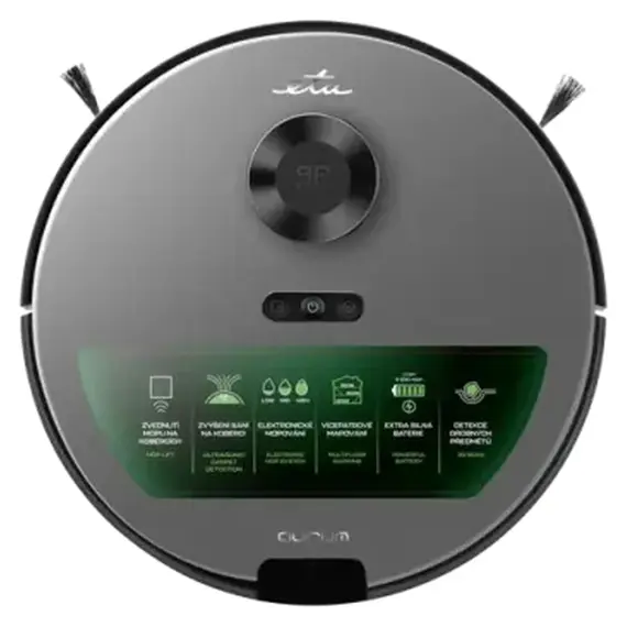 Robot Vacuum Cleaner ETA Aurum 524190000, 3D laser, mopping, 5200mAh, Grey