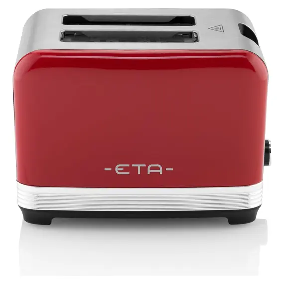Toaster ETA 916690030 Storio, 930W, 2 Slices, 7 Levels, Retro Design, Red
