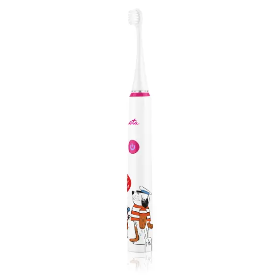 Kids Electric Toothbrush ETA 070690010 Sonetic Kids, Sonic, 4 Modes, IPX7, White / pink