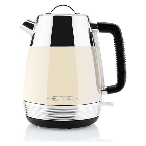 Electric Kettle ETA918690040 Storio, 1.7 L, 2150W, Stainless Steel, Retro Design, STRIX, Beige