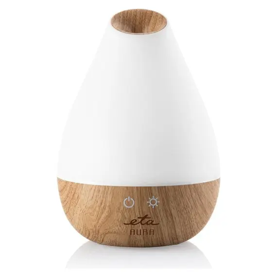 Air Humidifier ETA 763490000 Aura, Ultrasonic, 1.3L, 30 m², 16 h, Aromatherapy, White/Wood