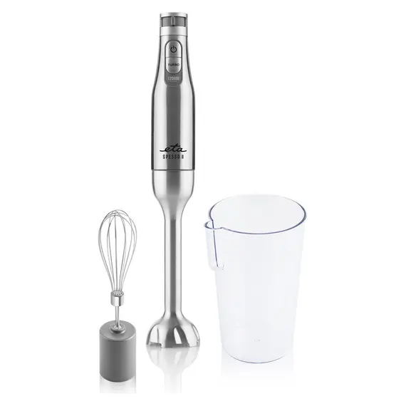 Hand Blender ETA 221590000 Spesso II, 1200W, 6 Speeds + Turbo, 600 ml Beaker, Whisk, Gray
