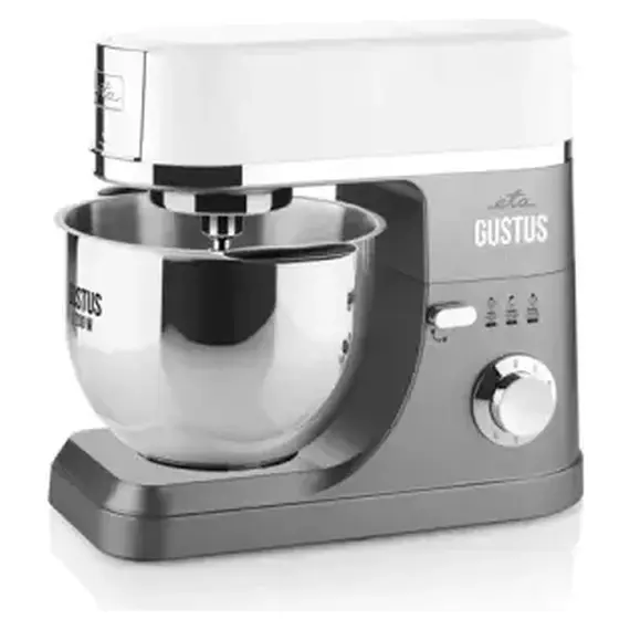 Kitchen Machine ETA Gustus IV Gulliver 412890010, 1200W, 5.5 L, with meat grinder and blender, White/Grey