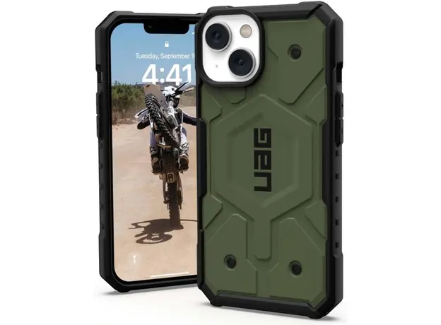 Mobile Case UAG 114052117272 2022 Pathfinder, iPhone 14, Cover, Olive, 4 image