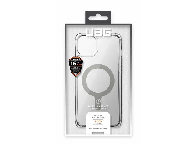 Mobile Case UAG 114069114343 Plyo, iPhone 14 Plus, Cover, Transparent, 4 image