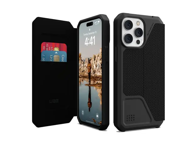 Mobile phone case UAG iPhone Tinky 2022 Metropolis - Kevlar Black, 3 image