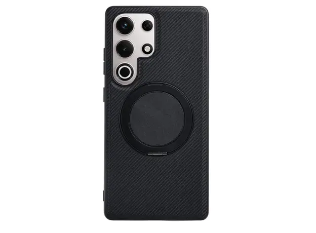 TVC VILI TCY Series for Samsung Galaxy S25 Ultra Magnetic Phone Case Ring Kickstand PC TPU Back Cover