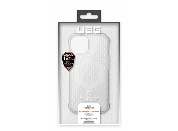 Mobile Case UAG 114089110243 Essential Armor, iPhone 14, Cover, Frosted Ice, 8 image