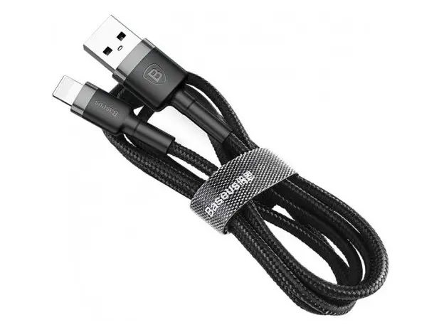 Cable Baseus Kevlar USB Cable Lightning 2.4A 1m CALKLF-BG1, 3 image