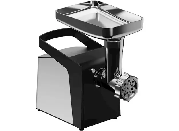 Meat Grinder Deerma DEM-JR200W, 1400W, Meat Grinder, Black/Silver, 3 image