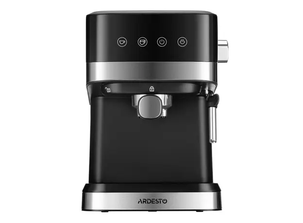Coffee machine Ardesto YCM-E1700, 1050W, 1.5L, Coffee Machine, Black/Silver, 3 image