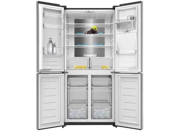 Refrigerator Franko FM-482NFDWDIS, 482L, A++, No Frost, Refrigerator, Black, 2 image