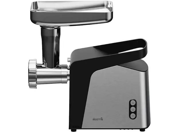 Meat Grinder Deerma DEM-JR200W, 1400W, Meat Grinder, Black/Silver, 2 image