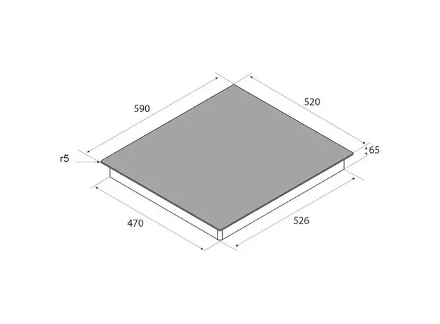 Cooktop AIRFORCE PCPOP60003, 3 image
