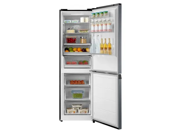 Refrigerator Toshiba GR-RB449WE-PMJ(06) - Bottom FRZ, 186x60x66, 338 Liters, BIG Display, Silver, 5 image