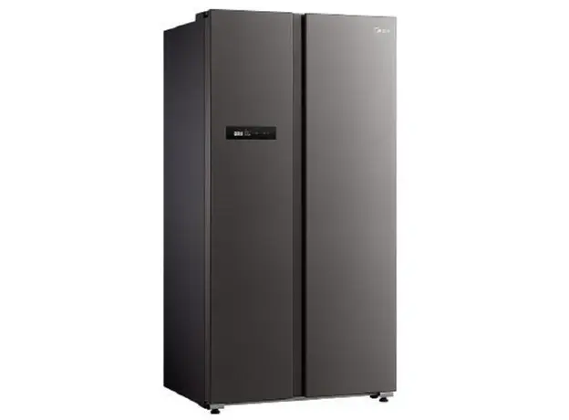 Refrigerator Midea MDRS791MIE28, 604L, A++, Black, 2 image