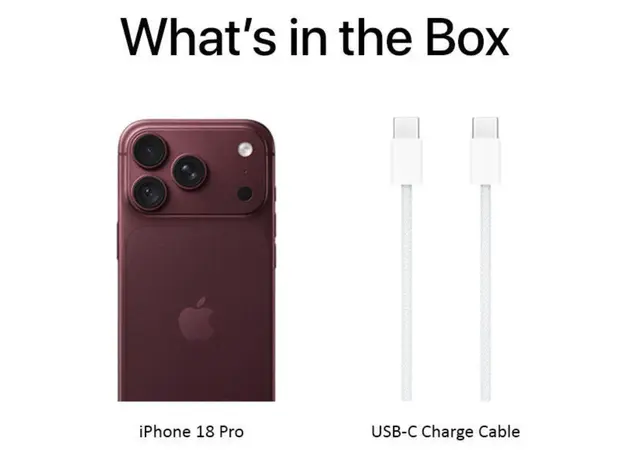 მობილური ტელეფონი Apple iPhone 18 Pro Only eSIM 256GB Burgundy, 4 image