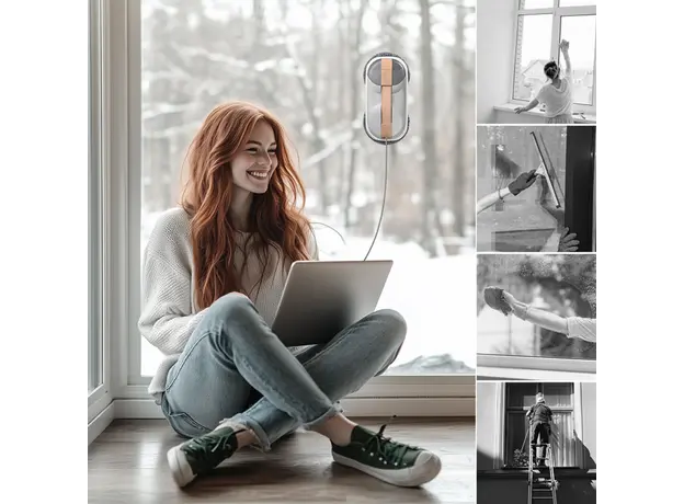 ფანჯრის საწმენდი რობოტი Lydsto Window Robot WL09, 2 image