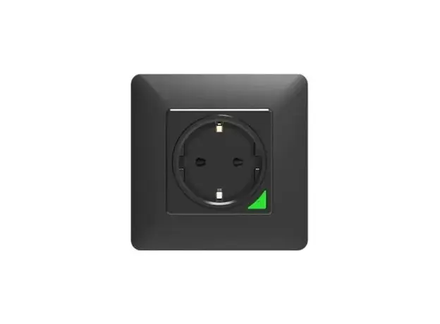 Smart Wall Socket MOES WK-Y-EU-WH-MS, Wi-Fi, 16A, 3600W, White