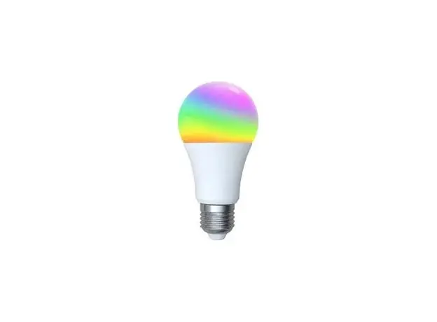 Smart Bulb Moes WB-TDA9-RCW-E27-MS, Wi-Fi, E27, 9W, RGB + 2700-6500K, Dimmable