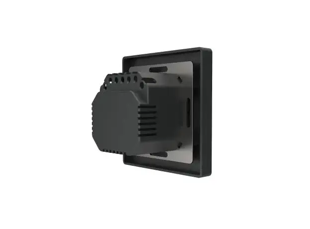 Smart Switch Moes ZS-SR-EU1-GY-MS Star Ring, Zigbee 3.0, 1 Gang, 10A, Neutral Optional, Grey, 2 image