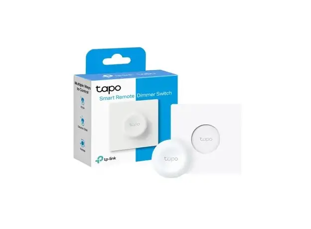 Smart Remote Dimmer Switch TP-Link Tapo S200D, Wireless, 868/922 MHz, CR2032, Hub Required, White, 2 image