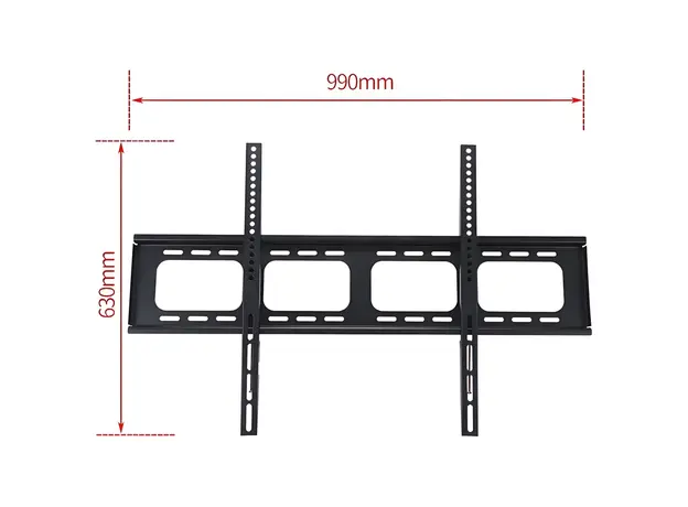 TV Mount Allscreen CTMB125, 50"-120", TV Mount, Black, 3 image