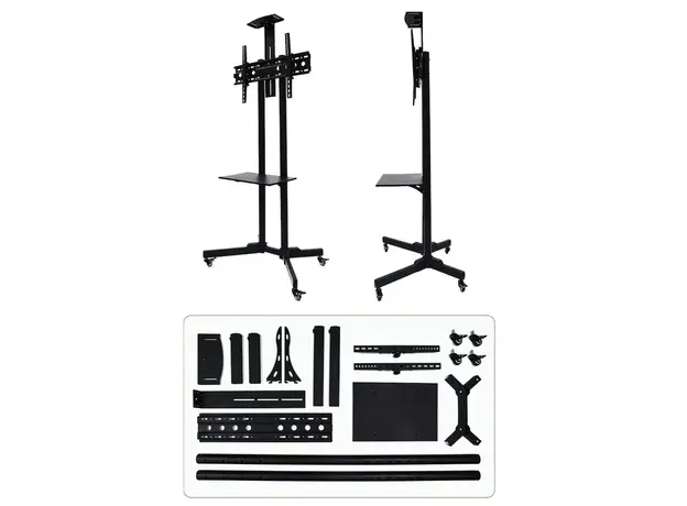 TV Mount Allscreen C1500, 32"-65", TV Mount With Roller, Black, 2 image