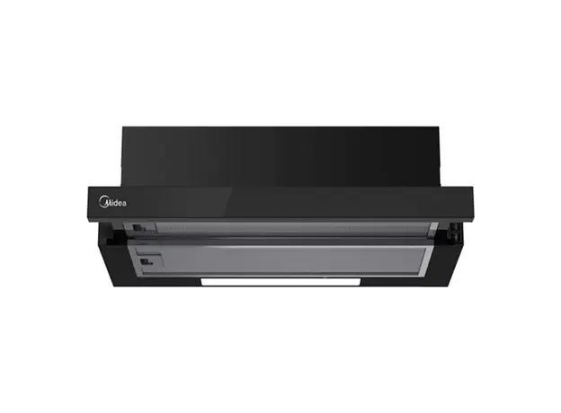 Built-in Cooker Hood Midea MH60P303GB, 60 cm, Telescopic, 550 m³/h, 2 Motors, Black, 2 image