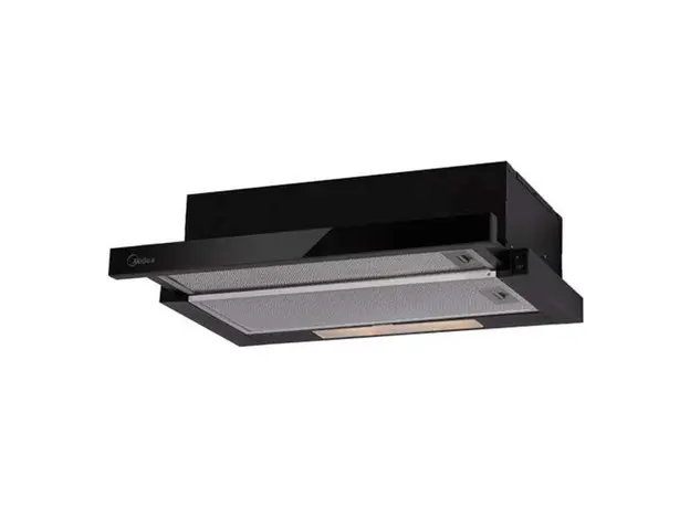 Built-in Cooker Hood Midea MH60P303GB, 60 cm, Telescopic, 550 m³/h, 2 Motors, Black, 3 image