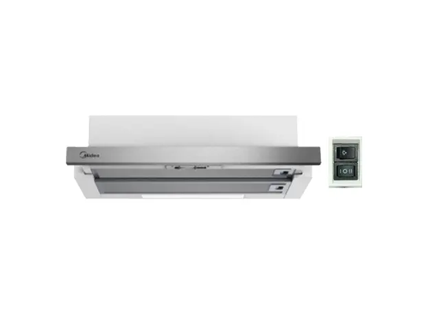 Built-in Cooker Hood Midea MH60P303X, 60 cm, Telescopic, 550 m³/h, 2 Motors, Stainless Steel