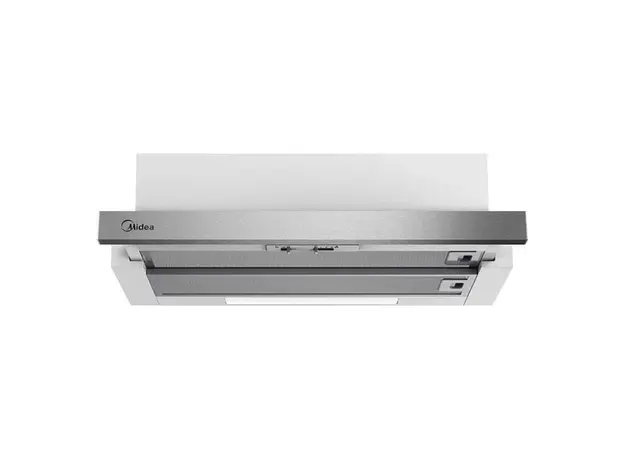Built-in Cooker Hood Midea MH60P303X, 60 cm, Telescopic, 550 m³/h, 2 Motors, Stainless Steel, 2 image