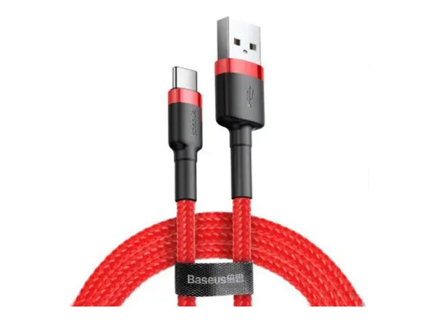 Cable Baseus CATKLF-C09 Kevlar USB Cable USB-A to Type-C 2A 2m Red