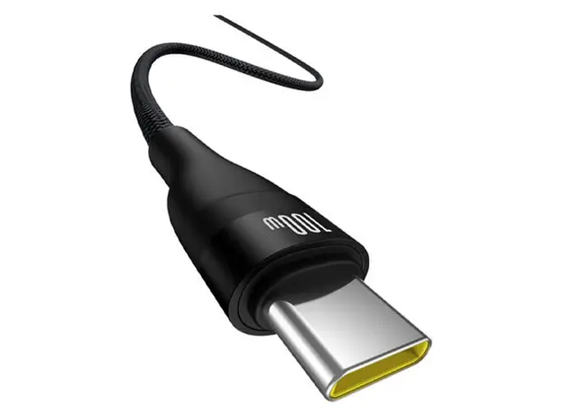 Cable Baseus P10311804111-00 Flash 2 Charging Cable USB-A to USB-C 100W 1m Black, 3 image