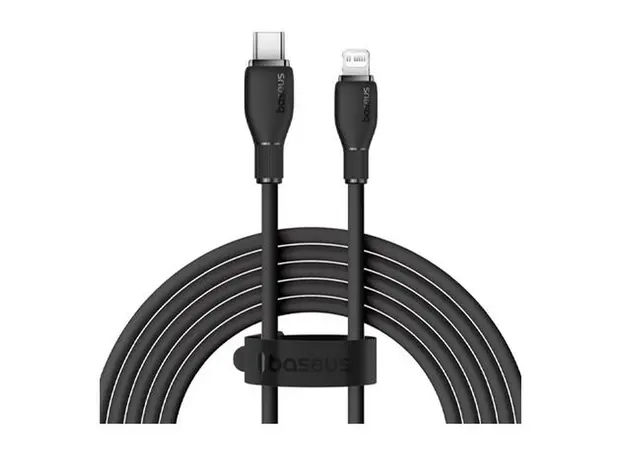 Cable Baseus P10355701111-B1 Pudding Series Fast Charging Cable Type-C to Lightning 20W 1.2m Cluster Black