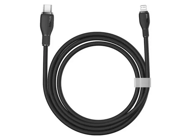 Cable Baseus P10355701111-B1 Pudding Series Fast Charging Cable Type-C to Lightning 20W 1.2m Cluster Black, 3 image