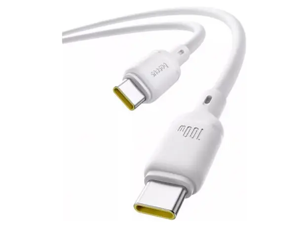 Cable Baseus P10377704213-00 Silky Series Fast Charging Cable Type-C to Type-C 100W 1m Moon White, 3 image