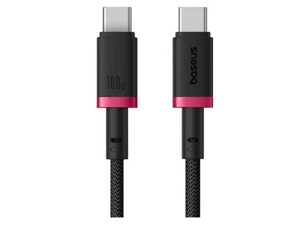 Cable Baseus P10377803U01-01 Dura Series Fast Charging Cable Type-C to Type-C 100W 1m Red/Black, 2 image