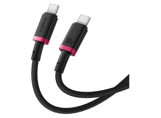 Cable Baseus P10377803U01-01 Dura Series Fast Charging Cable Type-C to Type-C 100W 1m Red/Black, 4 image