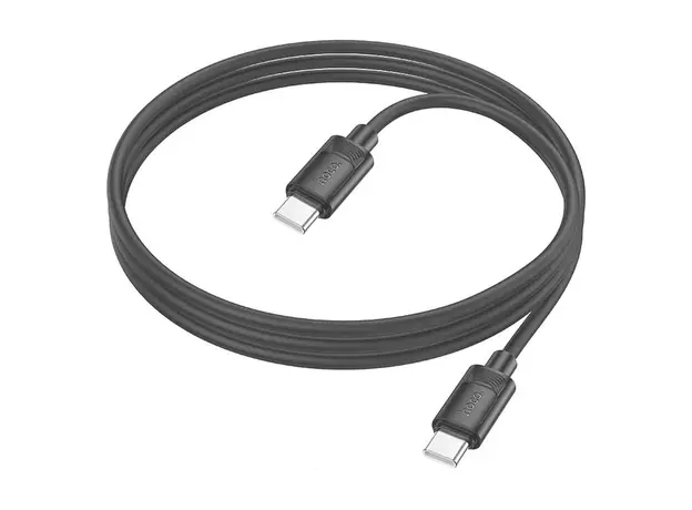 Cable Hoco X122 Benefit USB-C to USB-C, 60W, Silicone, 1 m, Black, 3 image