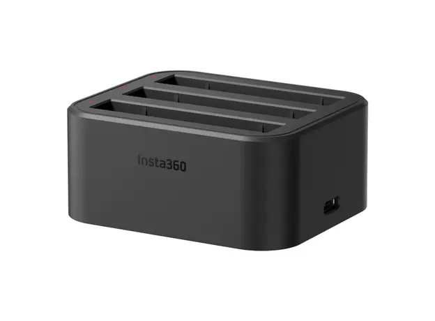 Charging Hub Insta360 X3 Fast Charge Hub, Charges 3 Batteries Simultaneously, 12V/3A PD